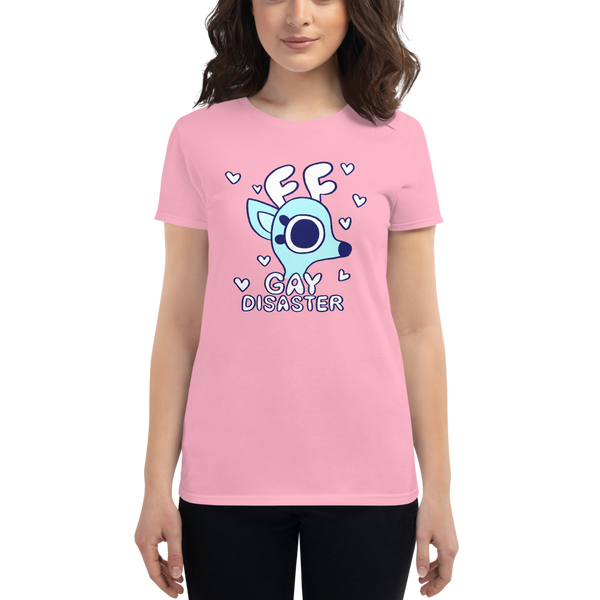 Rae the Doe - Gay Disaster (Blue) Women's Fit T-Shirt