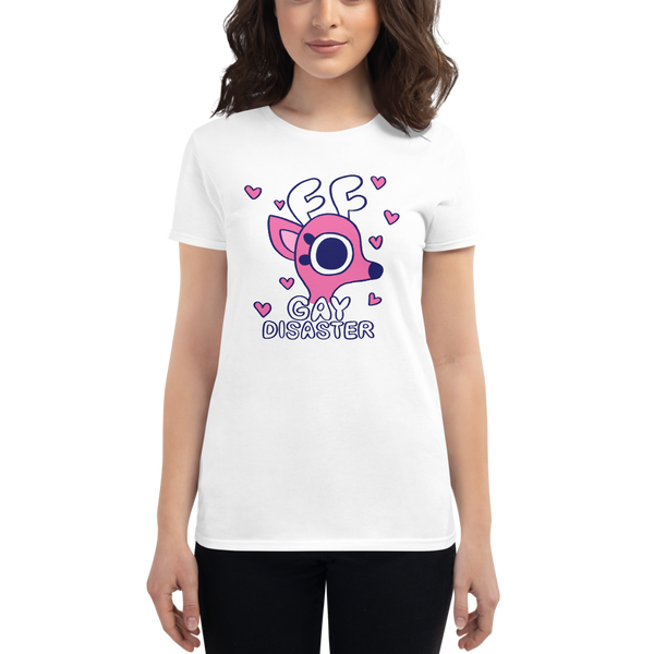 Rae the Doe - Gay Disaster (Pink) Women's Fit T-Shirt